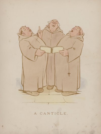 Página dos Humores de Cynicus (gravura colorida) de Martin  Anderson