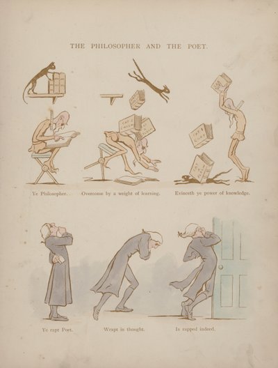 Página dos Humores de Cynicus (gravura colorida) de Martin  Anderson