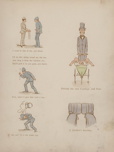Página dos Humores de Cynicus (gravura colorida) de Martin  Anderson