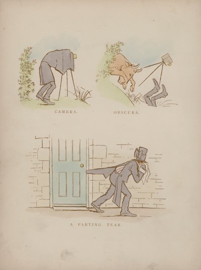 Página dos Humores de Cynicus (gravura colorida) de Martin  Anderson