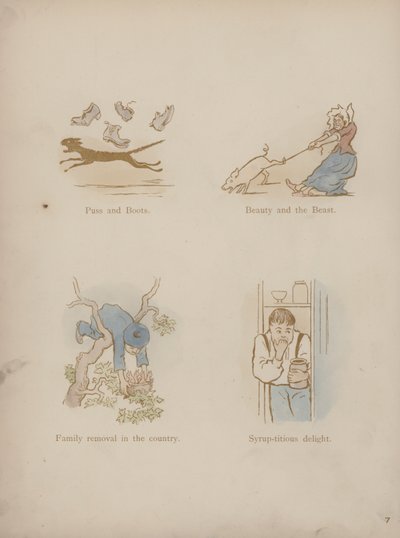 Página dos Humores de Cynicus (gravura colorida) de Martin  Anderson