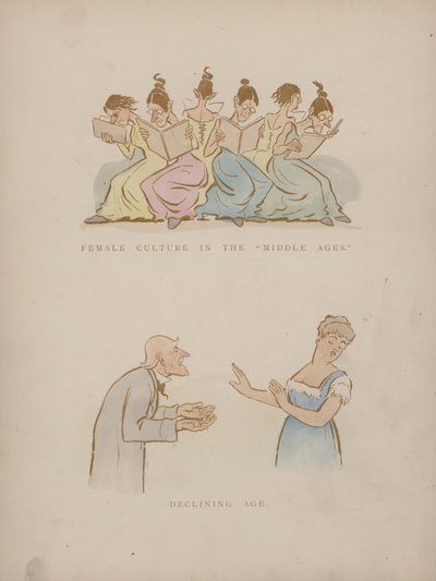 Página dos Humores de Cynicus (gravura colorida) de Martin  Anderson