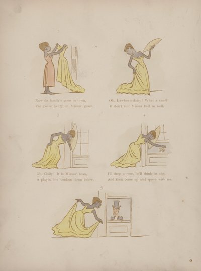 Página dos Humores de Cynicus (gravura colorida) de Martin  Anderson