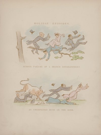 Página dos Humores de Cynicus (gravura colorida) de Martin  Anderson