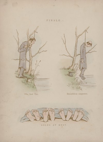 Página dos Humores de Cynicus (gravura colorida) de Martin  Anderson