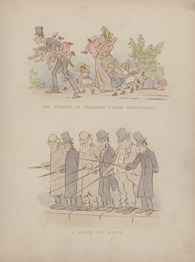 Página dos Humores de Cynicus (gravura colorida) de Martin  Anderson