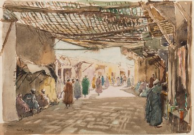 Um Souk em Fez de Martin Hardie