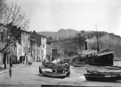 O porto de Cassis, França, 1937. de Martin Hurlimann
