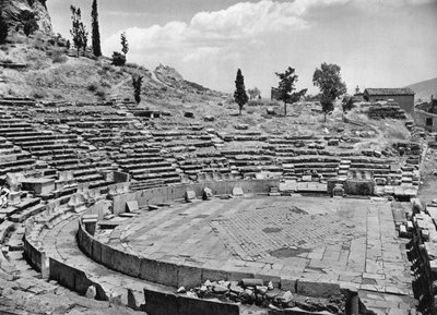 Teatro de Dionísio, Atenas, 1937 de Martin Hurlimann