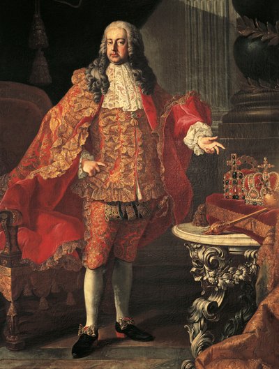 Retrato de Carlos VI da Áustria (Viena de Martin II Mytens or Meytens