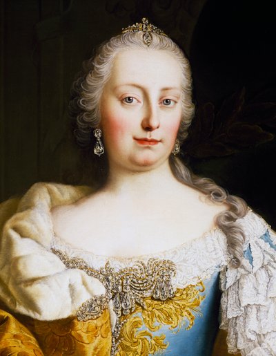Retrato da Imperatriz Maria Teresa da Áustria (Viena de Martin II Mytens or Meytens