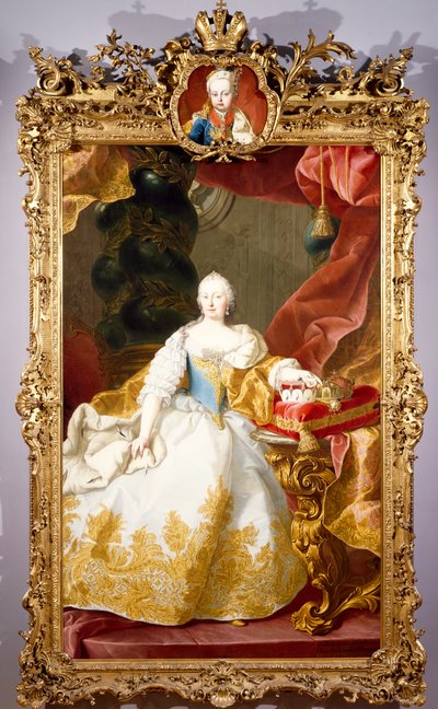 Retrato de Maria Teresa (Viena de Martin II Mytens or Meytens