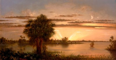 Nascer do sol na Flórida de Martin Johnson Heade