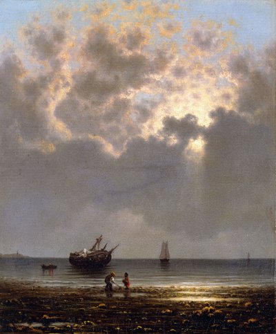 Sol rompendo as nuvens de Martin Johnson Heade