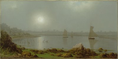 Porto de York, Costa do Maine de Martin Johnson Heade