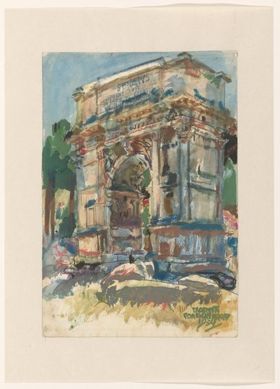 O Arco de Tito, Roma de Martin Monnickendam