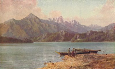 As montanhas da cascata, 1916 de Thomas Mower Martin