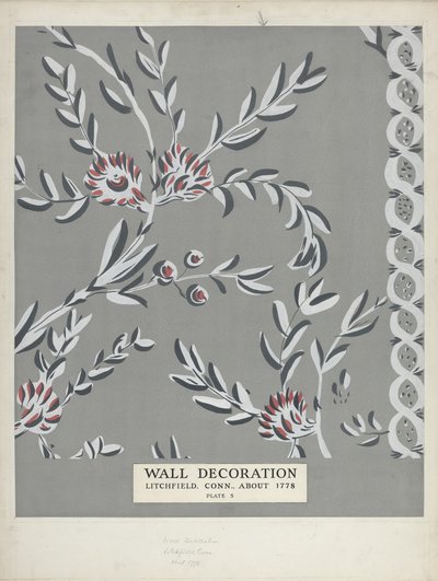 Parede decorada, c. 1938. de Martin Partyka