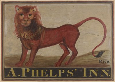 Red Lion Inn Sign, c. 1939. de Martin Partyka