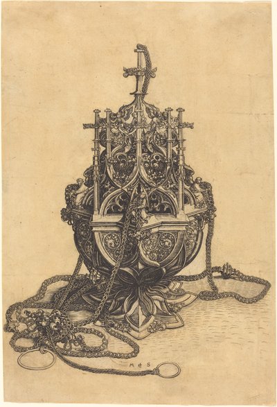 Um incensário de Martin Schongauer