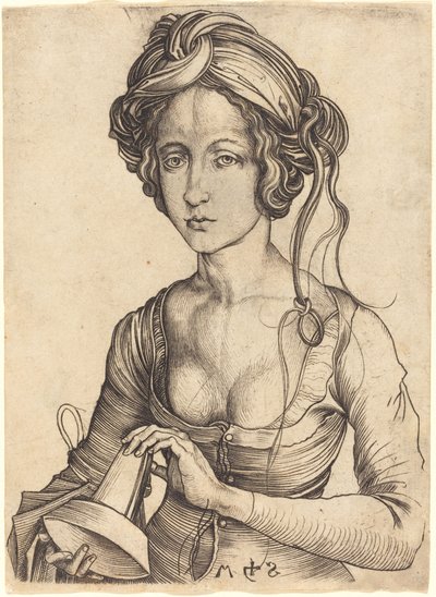 Uma virgem tola de Martin Schongauer