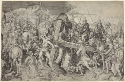 Cristo carregando a cruz de Martin Schongauer