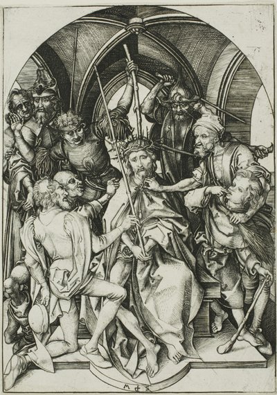 Cristo coroado de espinhos, da Paixão de Martin Schongauer
