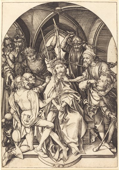 Cristo coroado de espinhos de Martin Schongauer