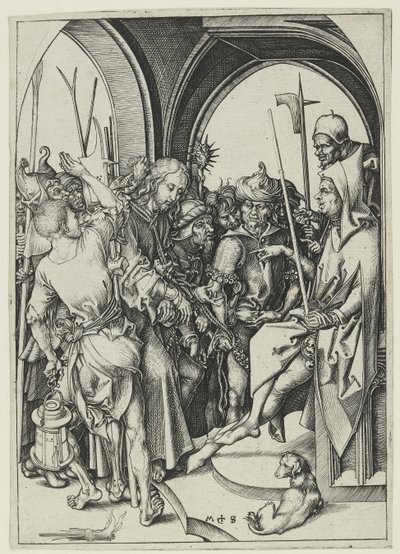 Cristo antes de Anás de Martin Schongauer