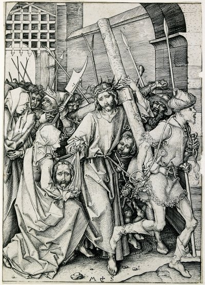 Cristo carregando a cruz, finais do século XV de Martin Schongauer