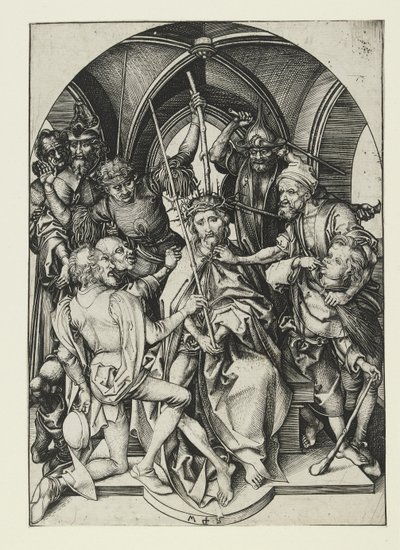 Cristo coroado com Espinhos, finais do século XV de Martin Schongauer