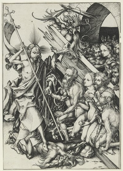 Cristo no limbo de Martin Schongauer