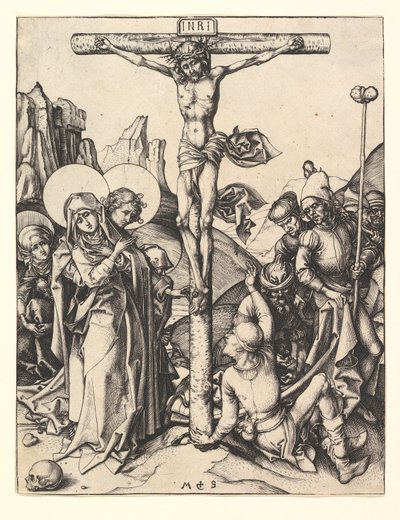 Crucificação, ca. 1435-1491. de Martin Schongauer