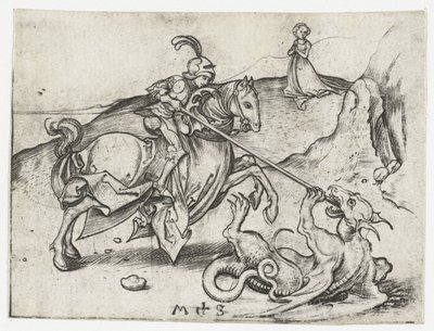 São Jorge e o Dragão de Martin Schongauer