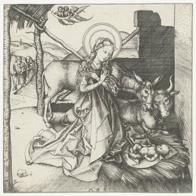 O Nascimento de Cristo de Martin Schongauer