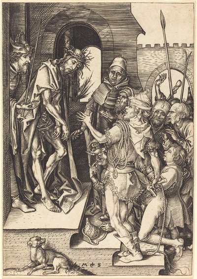 Eis o homem de Martin Schongauer