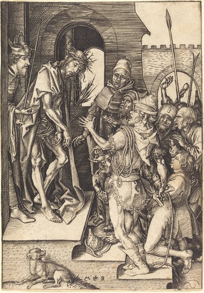 Eis o homem de Martin Schongauer