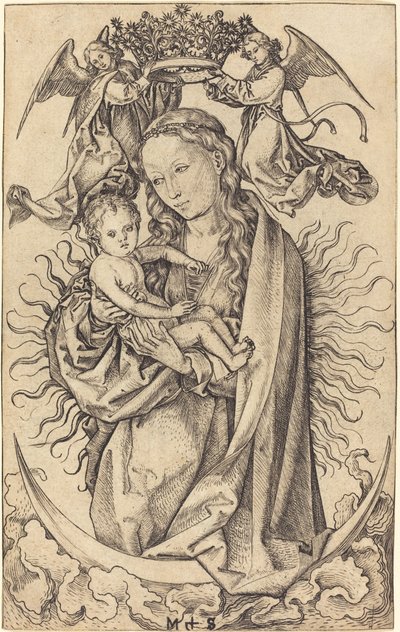 Madona no Crescente de Martin Schongauer