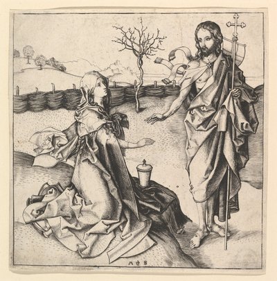 Não me toque, ca. 1435-1491. de Martin Schongauer