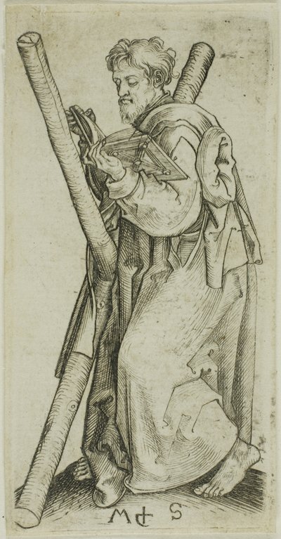 Santo André, dos Apóstolos de Martin Schongauer