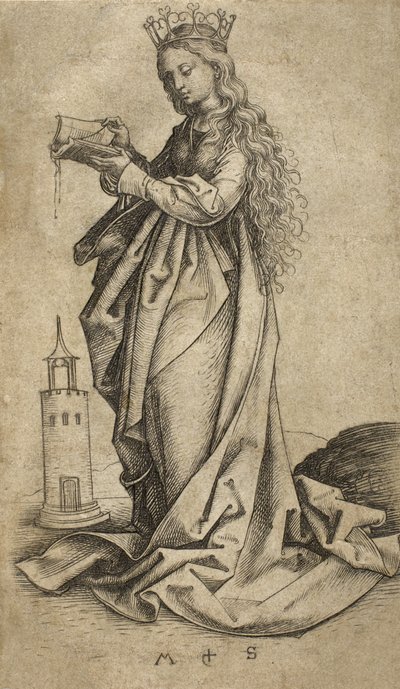 St. Barbara de Martin Schongauer