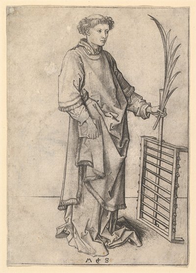 São Lourenço, ca. 1435-1491. de Martin Schongauer