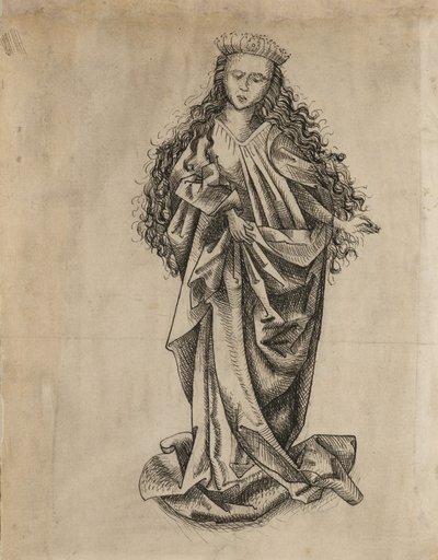 Santo de pé feminino de Martin Schongauer