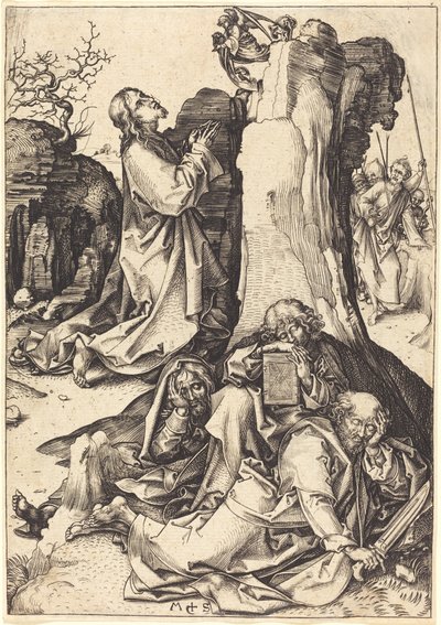 A agonia no jardim de Martin Schongauer