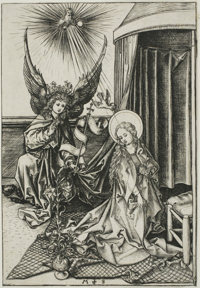 A Anunciação de Martin Schongauer