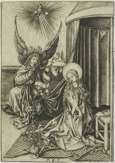 A Anunciação de Martin Schongauer