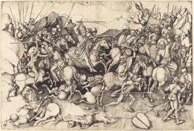 A Batalha de São Tiago em Clavijo de Martin Schongauer