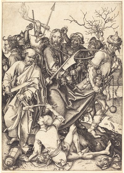 A Traição e Captura de Cristo de Martin Schongauer