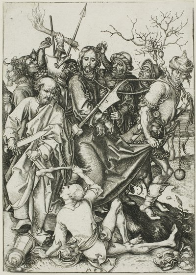 A Traição de Cristo, de A Paixão de Martin Schongauer