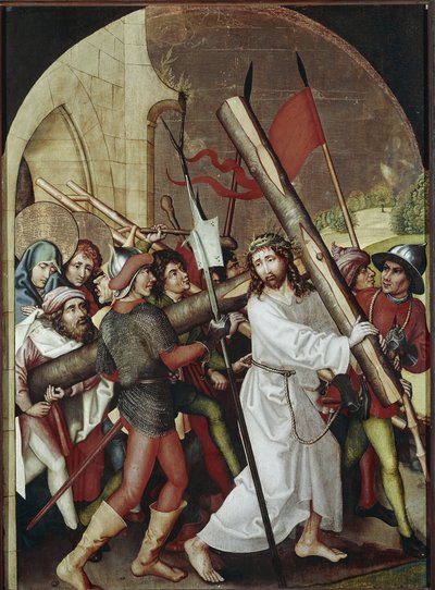A Cavalaria. Pintura de Martin Schongauer (1453-1491). Colmar, Museu Unterlinden de Martin Schongauer